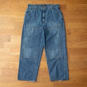 Polo Jeans Co Military Carpenter Double Knee Utility Denim Jeans Workwear 31x27